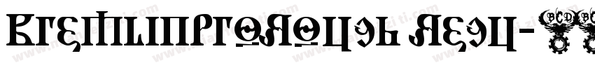 KremlinProRough Regu字体转换